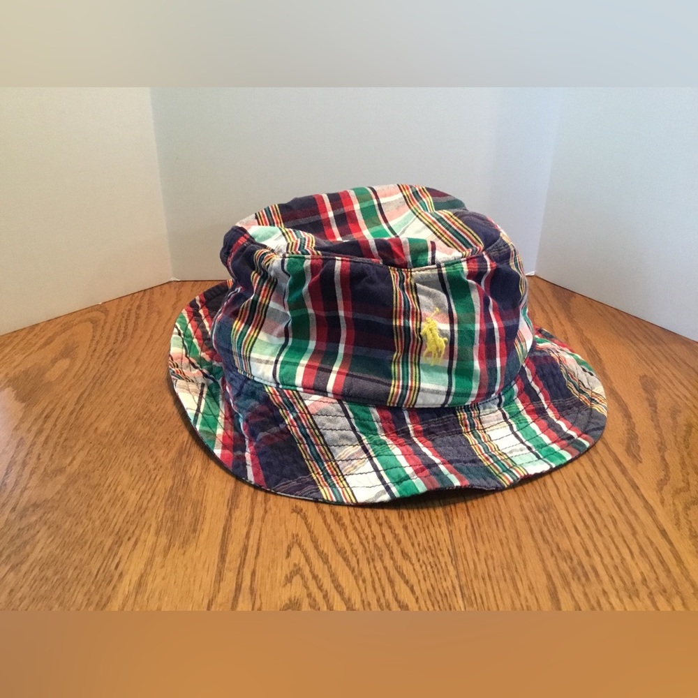 Vintage Ralph Lauren Polo Bucket Hat, Plaid S/m
